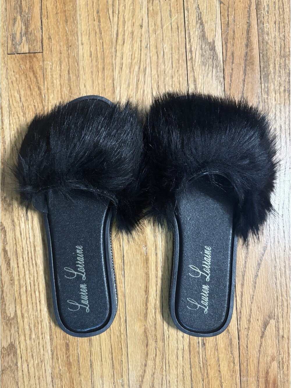 Lauren Lorraine Fluffy Small Size 6 Slipper